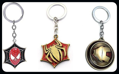 OHZEN SpidermanRed SpiderRed Iron man Keychain keychain_J275 Key Chain