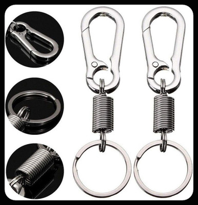 Jainzon Spring Hook Locking Metal Keychain_z327 Key Chain