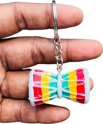 Skycart Damru keychain & Om Bracelet Key Chain