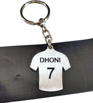 HappierYou Dhoni cricket jersey metal Keychain | MS Dhoni Keychain | MSD keychain |Dhoni 07 Key Chain