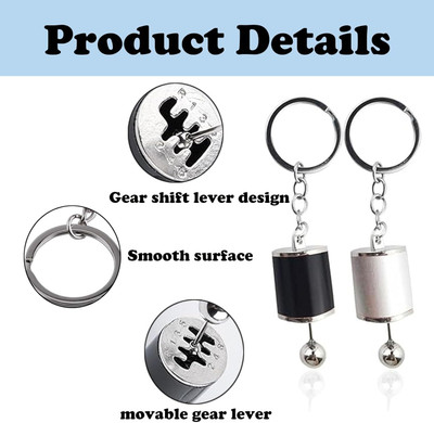 gtrp Gear Transmission Fidget Keychain Creative Auto Part Model Six-Speed 78 Key Chain