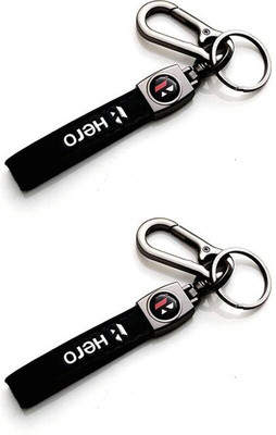 gtrp HERO Premium Leather Key Ring For Cars And Bikes Key Chain