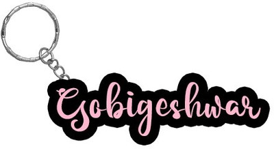 SY Gifts BPK Gobigeshwar Name Keychain Key Chain