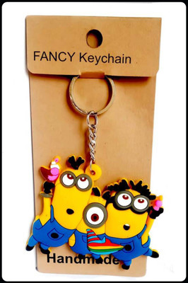 Meeko.com -minion family Premium for Car Bike Home-KC Key Chain