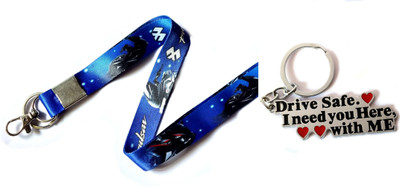 ShopTop Fabric Id Tag for All pullfans racing lovers and drive safe keychain Key Chain