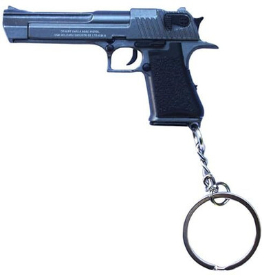 Pardini Desert Eagle Metal Miniature Keychain 1:3 Scale with Slide & Magazine Key Chain