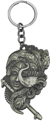 M Men Style Shri Krishna Grey Metal Bikes/Car/Office Home Keychain SKey202441 Key Chain