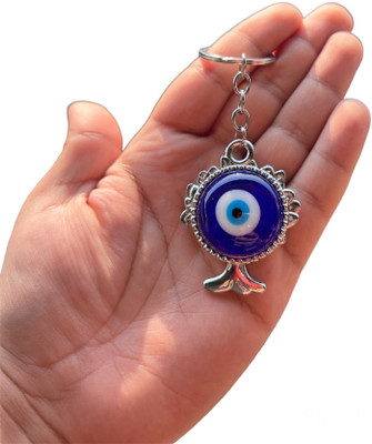 Auto Emporium Big Size Evil Eye Tree Keychain Key Chain