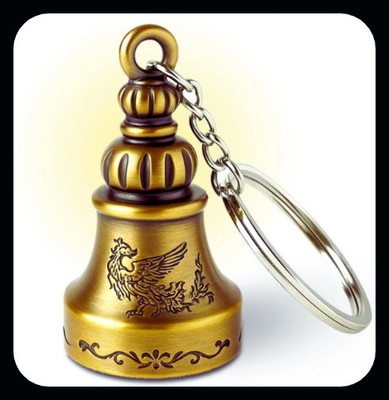 Meeko.com Guardian Bell for Goodluck Blessing Tibetan Bell-KC Key Chain