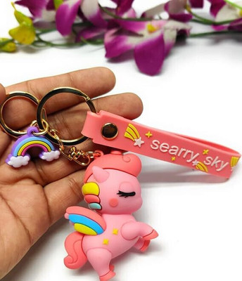 gtrp Action Character 3D Rubber Silicone For Car & Bike 004-New456 Key Chain