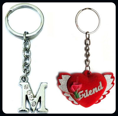 Meeko.com Best friend and Letter M 09_kk503 Key Chain