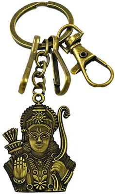 AFH Lord Shree Ram Bronze Labster Charm Hook Keychain for Men and Women Key Chain