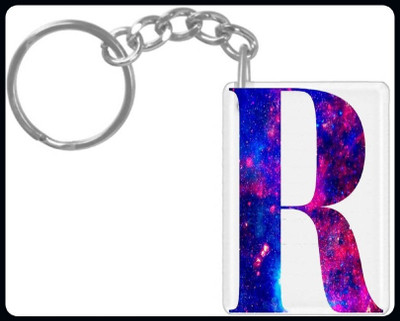 HamsaMART Keychain N1065 k468R Alphabet, Name LetterT468 Key Chain