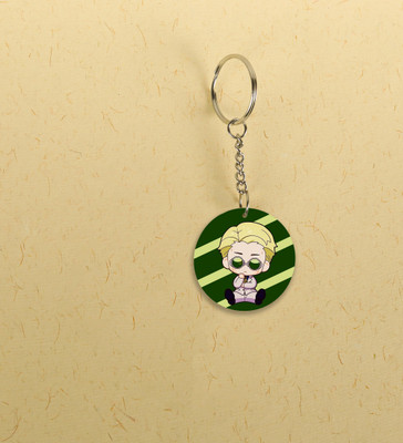 Special Trend Hub The Composed Strategist Anime Printed Round Keychains Pack of 2 Key Chain