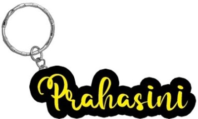 SY Gifts Prahasini Name Black Yellow Name Keychain Key Chain