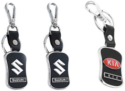 csv Suzuki,Kia logo Leather hook Keychain best quality keychain Key Chain