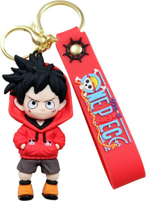 PEARLISH Monkey D. Luffy Anime 3D Keychain Key Chain