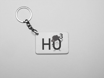 DOGAR ESSENTIALS HO3 -Printed Acrylic Keychain (Pack Of 2) Key Chain