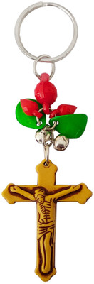 M Men Style Religious Lord Jesus Christ Cross Bike Home Birthday Gift Keychain SKey2022589 Key Chain