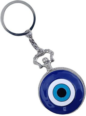 gtrp Evil Eye Premium Pocket Watch Metal Keychain for Gifting With Key Ring Key Chain