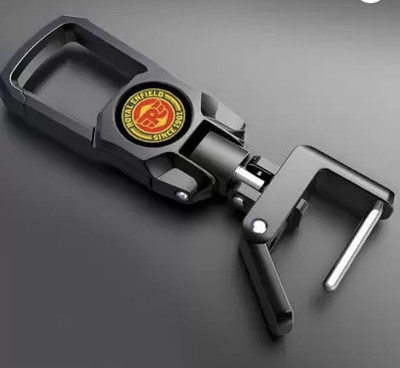 OFM Premium Quality 360 Degree Rotating - Heavy Metal body for Royal Enfield Bike Key Chain