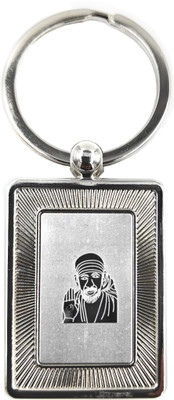 shinde exports Shirdi Saibaba stainless steel rectangle key chain for bike and home Key Chain
