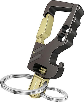 pzmo Heavy Duty Keychain with Bottle Opener | Key Ring Hook Keychain Holder Key Chain Key Chain