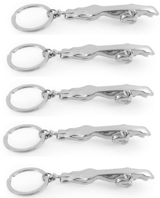 Rhtdm NCC358 Set of 5 Jaguar Key Chain full metal (small) Key Chain