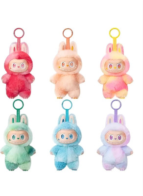 Jdp Novelty Get Any Random Colour of this Famous Cartoon Labubu Toy Character Doll Key Chain