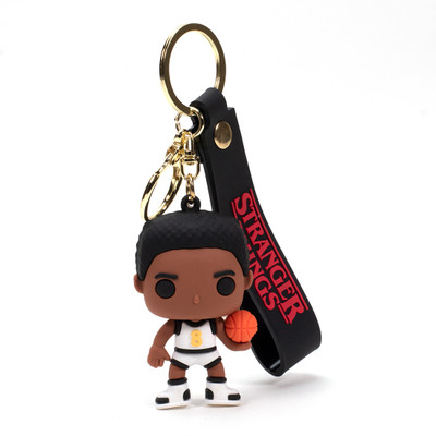 Daiyamondo World Famous Web Series Stranger Things Basketball Player 3D Rubber Keychain Key Chain