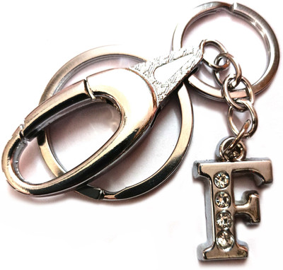 ShopTop Letter 'F' keychain with hook Key Chain