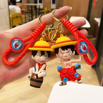 AshandRoh 3D Character Silicone,Unbrekable Cute Cartoon Keyring for Backpack Key Chain