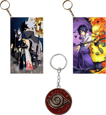 Hariyaali Enterprises LLP Naruto KAKASHI TEACHING TEAM FOR NARUTO Spinning Unique Style 3 pcs Combo Key Chain