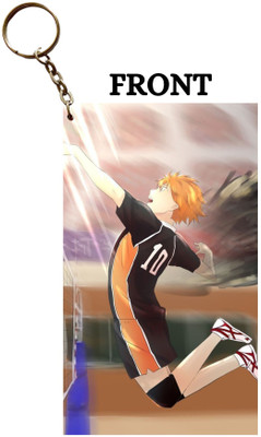 Hariyaali Enterprises LLP Haikyu! KARASUNO STAR HINATA NUMER 10 Key Chain