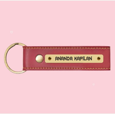 SY Gifts Wred Ananda kapilan Vegan Leater keychain Key Chain