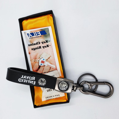 gtrp key Chain-enfield Key Chain for Bike Black Leather Keychain Key Chain