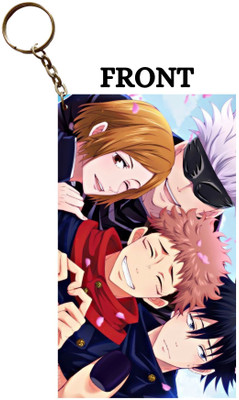 Hariyaali Enterprises LLP Jujutsu Kaisen GOJO ITADORI NOBARA MEGUMI Anime Key Chain