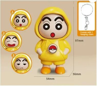 POSXOABS PAP_KC_SINCHAN Key Chain (Pack of 1) Yellow Key Chain