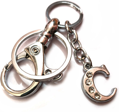 ShopTop Hook with Alphabet B keychain 1 piece Key Chain