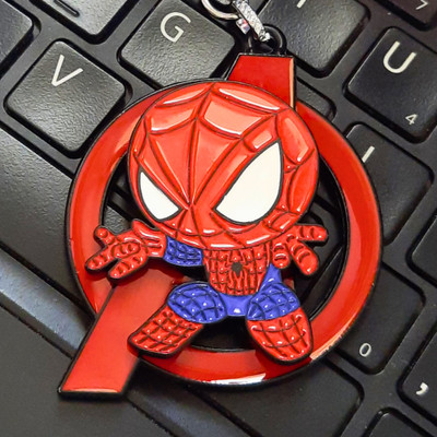 Vipanih Spiderman, 360 Degrees Rotating/ Spinning, Metal, Marvel Series Key Chain