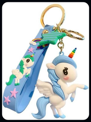 BBG BBG_unicorn keychain Cute Little Stars for Kids/Girls/Ladies Unicorn Keychain-A Key Chain