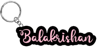 SY Gifts BPK Balakrishan Name Keychain Key Chain