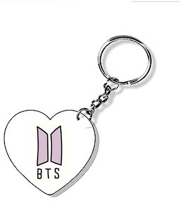 Photolab BTS cute doddle art round keychain Key Chain
