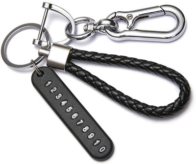 Ahaan enterprises Keychain, Anti-lost Number Card Braided Rope Quick Links Safety Chain Key Chain