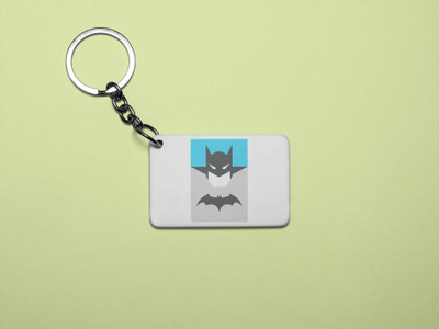 Rushaan Batman - Printed acrylic animated Keychain(Pack Of 2) Key Chain