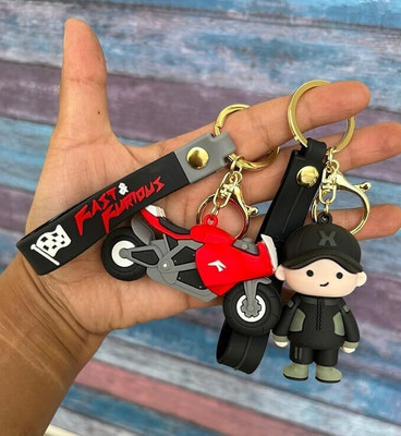SARJUDAS ENTERPRISE 3D Rubber Key Chain,Silicone Key Ring Key Chain Key Chain