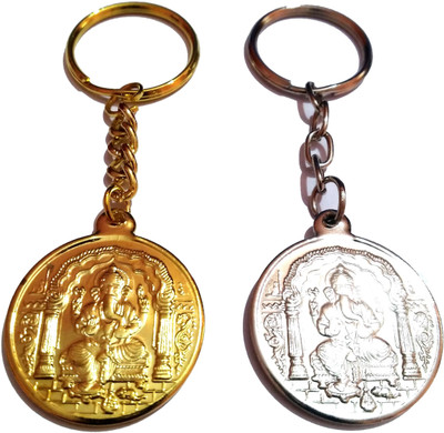 MISMIL Lord Pullaiyar keychain metal Ganesh Key Chain