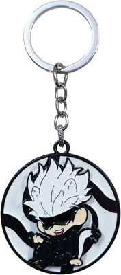 PEARLISH Premium Quality Jujutsu Kaisen Gojo 360 degree Rotating Keychain Key Chain