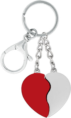 MGP FASHION Couple Valentine Day Anniversary Special Date Gift Broken Heart Keyring Smiley Key Chain