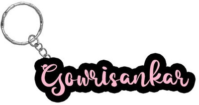 SY Gifts BPK Gowrisankar Name Keychain Key Chain